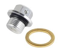 Bouchon de vidange d'huile magnétique M14 * 1.25 for Suzuki GSXS GSXR 600 750 1000 V for Str-om 250 for Ba-nd-it 1200 1250 S GSR GSX GSF 400 1100S 1400 SV Pièces de rechange pour motos ( Color : Silve
