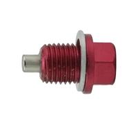 Bouchon de vidange d'huile moteur - Bouchon magnétique en en aluminium avec joint | Remplacement de la fuite pour la plupart des motos de voitures | Partie automatique pour la protecti