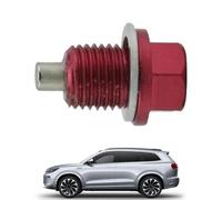 Bouchon de vidange d'huile moteur - Bouchon magnétique en en aluminium avec joint | Remplacement de la fuite pour la plupart des motos de voitures | Partie automatique pour la protecti