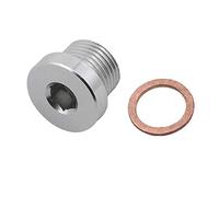 Bouchon de vidange d'huile moteur magnétique for Porsche 911 986 996 997 Boxster Cayman Cayenne, billette en aluminium 18x1,5 M(Silver 1)