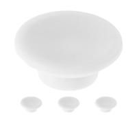 Bouchon de Vidange du Congélateur 4 Pièces Rond en Caoutchouc | Blanc, Pose et Retrait Faciles, pour Bac à Glace et Congélateur, Joint de Remplacement