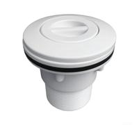 Bouchon de vidange en ABS robuste pour sortie d'aspiration de piscine, raccord de rechange idéal pour l'entretien du système d'eau de piscine spa et paysage, blanc