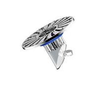 Bouchon de vidange en acier inoxydable - 7,2 x 5 x 3 cm, valve anti-refoulement, insert d'égouttoir de sol anti-odeur, joint d'eau facile à installer | Pour salle de douche, évier de cuisine, sol de s