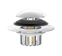 Bouchon de vidange en laiton pour baignoire avec mécanisme de joint à bouton-poussoir et panier filtre de vidange pour aider à confiner et vider (1)