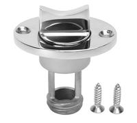Bouchon de Vidange Garboard, Bouchon de Bateau en Acier Inoxydable 316 pour Trou de 1" Dans le Tableau Arrière du Bateau Bouchon de Vidange de Coque avec Joint Torique Imperméable