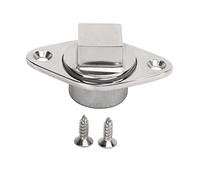 Bouchon de Vidange Garboard, Bouchon en Acier Inoxydable 316 pour Bateau avec Joint Silicone étanche Bouchon de Vidange pour Tableau Arrière de Bateau pour Trou de 1 1/4in de Diamètre