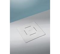 Bouchon de vidange HÜPPE EasyStep, blanc, carré, pour receveur de douche Easy...