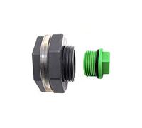 Bouchon de vidange kit pour la pluie tonneaux, Tuff Stuff et Rubbermaid Tanks, aquariums, piscines