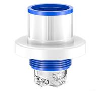 Bouchon de vidange magnétique à double valve anti-odeur pour évier machine à laver tuyau en PVC blanc 50 mm 75 mm