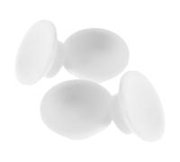 Bouchon de Vidange pour Congélateur Coffre, Caoutchouc Blanc, 4 Pièces
