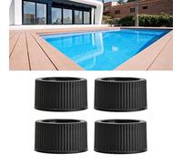 Bouchon de vidange pour Filtre à Sable, 4 pièces avec Joint étanche, Bouchon de réservoir de Sable Filetage Interne 33 mm, for Piscine enterrée et Hors Sol