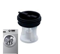 Bouchon de vidange pour machine à laver - Couvercle de pompe de vidange pour machine à laver - Filtre à peluches - Pièce de rechange pour rester propre et bien rangé