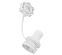 Bouchon de Vidange pour Refroidisseur, Plastique Blanc, Camping Extérieur | Compatibilité, Installation Simple, Surface Lisse, pour Glacière et Seau à Glace, Usage Extérieur
