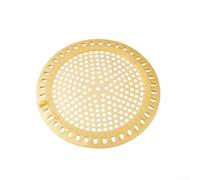 Bouchon de vidange rond doré fabriqué en acier inoxydable 304 pour douche et évier, utilisation comme attrape-cheveux pour arrêter les débris et les obstructions tout en ajoutant une touche élégante à