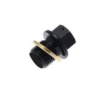 Bouchon de vidange tecnium non-aimanté alu noir m10x1,5x14 - Tecnium 89306004