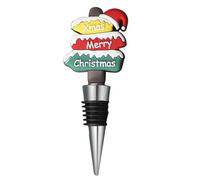 Bouchon de vin d'arbre de Noël - Bouchon de vin de Noël classique | Articles de Noël classiques Bouteille de vin Bouchon de vin Artisanat, Joint de couvercle de vin Bouchon de bouteille de b