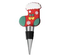 Bouchon De Vin De Noël - Joint De Bouteille De Vinn En PVC En D'aluminium De 11 Cm | Couverture Festive De De Bouteille | Conservation Du, Décoration De Fête Pour Bouteilles De Vin, B