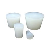 Bouchon de vin en caoutchouc de Silicone blanc, bouchon solide sans trou, qualité alimentaire, Valve de sas, brassage for baril de Fermentation, brassage de bière à domicile, 1 pièce (Color : 29x22x2