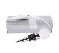 Bouchon de Vin en Cristal Forme Boule Décoratif pour Bouteilles | Alliage et Cristal, Fermeture Sûre, Nettoyage Facile, pour Vin, Huile D’olive et Vinaigre