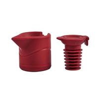 Bouchon de vin en silicone anti-fuite, multicolore, technologie de fermeture sécurisée, maintient le goût, idéal pour les restaurants, les maisons, les pubs - Joint coloré pour bouteille de vin