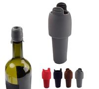 Bouchon de vin en silicone, bouchons de vin pour bouteilles de vin, bouchon Win-e Seal peut être réutilisé pour garder les vins frais, élégant et durable, parfait pour les fêtes et les cadeaux