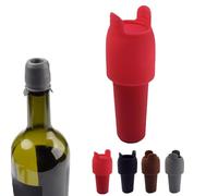 Bouchon de vin en silicone, bouchons de vin pour bouteilles de vin, bouchon Win-e Seal peut être réutilisé pour garder les vins frais, élégant et durable, parfait pour les fêtes et les cadeaux