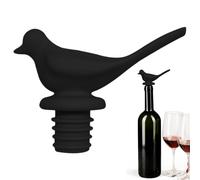 Bouchon de vin en silicone réutilisable en forme d'oiseau, 7,5 x 6,2 x 2