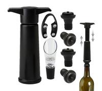 Bouchon de Vin Set Ouvre-Champagne Avec Aérateur Et Distributeur | Sauveur De Vin Réutilisable pour le Champagne, la Bière, Cuisine, Mariage, Bar, Maison, Hommes et Femmes