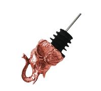 Bouchon de vin unique en forme de tête d ' éléphant, finition délicate, verseur et bouchon de vin en forme d ' éléphant pour les fêtes Kirsite