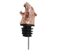 Bouchon de vin unique en forme de tête d'animal pour amateurs de bar à la maison, texture en alliage pour accessoires de vin
