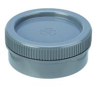 Bouchon de visite PVC gris - Diamètre 100 mm - Girpi