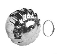 Bouchon d'échappement en acier inoxydable 304 de 110 mm, ventilateur de ventilation non alimenté pour hotte de cuisine, chauffage de salle de bain, éolienne automatique toutes saisons