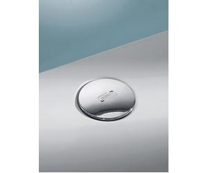 Bouchon découlement HÜPPE, rond, pour receveur de douche Purano et EasyStep, 070059000, Couleur: chrome