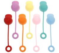 Bouchon D'embout de Paille 7 Pièces en Silicone | Couleurs, Usage Extérieur et Fêtes, Entretien Propre, pour Garçon et Filles et Adultes
