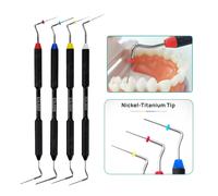 Bouchon dentaire à main Endo Gutta Percha Buchanan, remplissage du Canal manuel, Instrument de dentiste en acier inoxydable, outil endodontique 1set 4pcs
