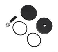 Bouchon d'essuie-glace arrière en aluminium pour Honda S2000 2009 Si 2002-2005 Type R EP3 2002-2005 SiR 2002-2004 CR-V 2001 1988-1991 Hatchback (noir)