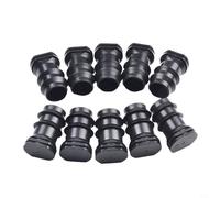 Bouchon d'étanchéité cannelé pour tuyau en polyéthylène de 16 mm, 20 mm, 25 mm, compatible avec les tubes agricoles standard (25 mm)