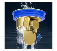 Bouchon D'étanchéité, Filtre D'égout Anti-odeurs, Couvercle De Drain De Passoire, Siphon De Siphon Résistant Aux Odeurs De Drainage Rapide(Gold)