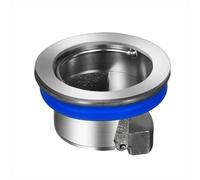 Bouchon D'étanchéité, Filtre D'égout Anti-odeurs, Couvercle De Drain De Passoire, Siphon De Siphon Résistant Aux Odeurs De Drainage Rapide(Silver)