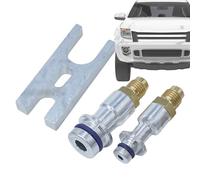 Bouchon D'étanchéité Pour Test De Fuite Climatisation Voiture,Raccord de Tuyau pour Détection de Fuites - Bouchon De Test Haute Résistance Pour Tuyauterie AC Atelier Garage Mécanicien Entretien