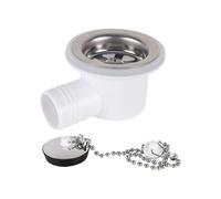 Bouchon d'évier - Crépine de lavabo en ABS et métal de 2,99 pouces | Panier de remplacement pour collecteur de déchets | Filtre de vidange d'évier de camping-car, camping-car, bateau, cuisine, salle d