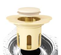 Bouchon d'évier de cuisine en silicone attrape-cheveux Filtre à déchets | Bouchon d'évier pop-up pour cuisine, buanderie, lavabo, camping-car, maison, restaurant