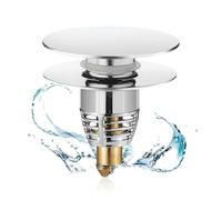 Bouchon d'évier de salle de bain, bouchons Bidet universel Pop Up, pour trou de drainage de 30 à 42 mm, bouchon de baignoire d'échappement en métal pour cuisine, filtre lavabo de salle de bain,