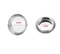 Bouchon d'évier en acier inoxydable pour lavabo de cuisine et salle de bain avec obturation pour trou de robinet, couvercle décoratif sans outils nécessaires (2#)