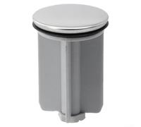 Bouchon d'évier en cuivre gris pour lavabo de salle de bain 40 mm