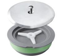 Bouchon d'expansion pour siphons au Sol 90 mm avec Plaque de 125 mm