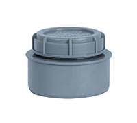 bouchon d'extrémité Airfit 51110ES DN 110, gris, avec capuchon à vis
