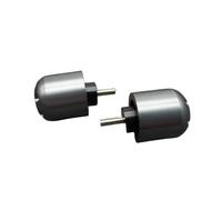 Bouchon d'extrémité capuchon guidon Accessoires Moto CNC Poignées De Guidon Embouts De Guidon Glissière Pour ADV350 ADV150 XADV 750 350 X-ADV(GRIS)