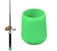 Bouchon d'extrémité de canne à pêche, casquette de crosse de canne à pêche - Butt Cap Fish Pole End Protector,Anti Slip Shock Accessories, équipement de pêche pour débutants amateurs professionnels