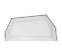 Bouchon D'extrémité de Gouttière Grosse PVC, Blanc, Double Face | Étanchéité Anti-fuite, Pose Rapide, pour Gouttières et Chéneaux, Usage Intérieur sous Avant-toit